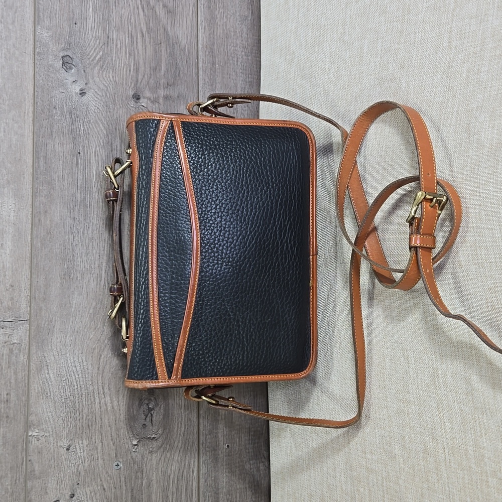 Vintage Dooney & Bourke Pebble Leather Crossbody Shoulder Bag - Picture 3 of 7